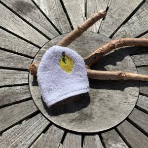 Zitronen-Waschlappen Stickdatei  ITH 10x10 Waschhandschuh Geschenk Frucht Zitrone Bild 8