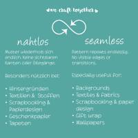 DigiPaper Herzen 1 nahtlos PNG Digi Papier für Karten Planer Sublimation Scrapbooking Verpackungen Hintergrund Bild 2