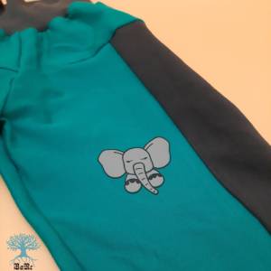 Einstecktasche Elefant - 3 Varianten SVG DXF Bild 3