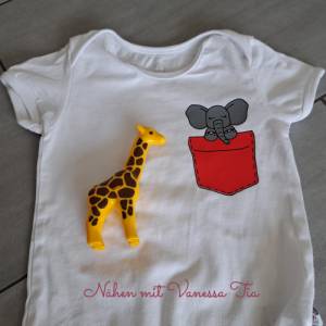 Einstecktasche Elefant - 3 Varianten SVG DXF Bild 5