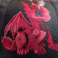 Drache sitzend Color Lichteffekt 24-26*15-16cm, JEF 20*17cm Bild 2