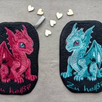 Drache sitzend Color Lichteffekt 24-26*15-16cm, JEF 20*17cm Bild 4