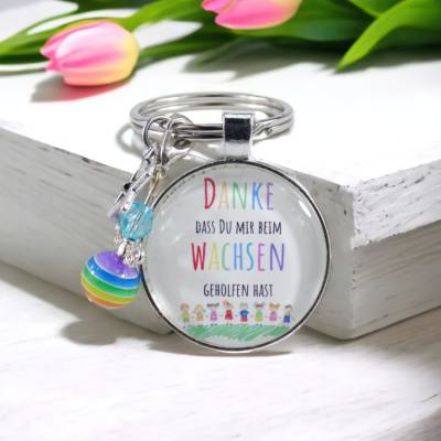 Erzieherin Abschiedsgeschenk | Schlüsselanhänger Erzieherin | Andenken Kita Schutzengel