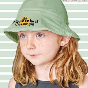 Sonnenhut | Spruch Mit Sonne Plotterdatei SVG Cut File DXF Sommer Bild 3