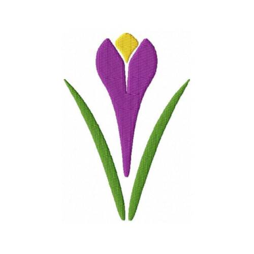 Stickdatei Krokus 10x10 Blume Frühling Blumen Frühlingsblumen Füllstich
