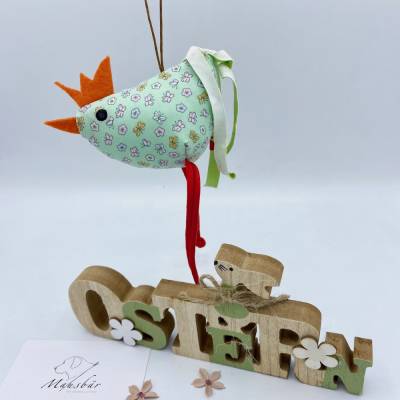 Osterhuhn ca.7x10cm, Vogel ,Hängedeko, Osterdeko, Ostergeschenk,