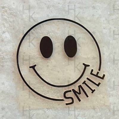 Bügelbild - Smiley | Smile | Kreis - viele mögliche Farben