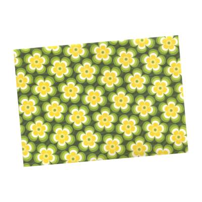 Geschenkumschlag Butterblumen, Briefumschlag, Schmuckkuvert mit Blüten in Gelb/Grün (2 Stück)