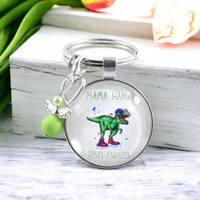 Notfallanhänger | Schlüsselanhänger | Telefonnummer von Mama/Papa