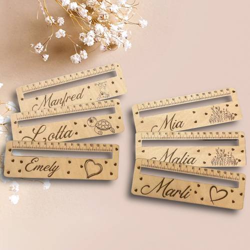 Leselineal, personalisiert nach Wunsch