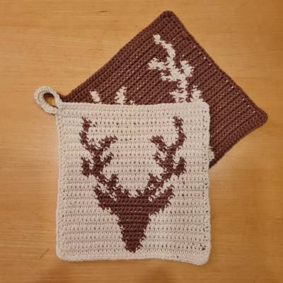 Häkelanleitung Topflappen 