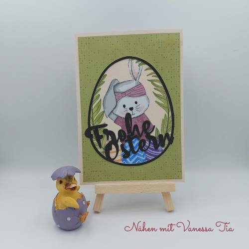 Fensterkarte | Frohe Ostern Plotterdatei SVG Cut File DXF