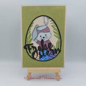 Fensterkarte | Frohe Ostern Plotterdatei SVG Cut File DXF Bild 4