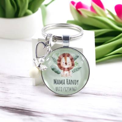 Notfallanhänger | Schlüsselanhänger | Telefonnummer von Mama/Papa