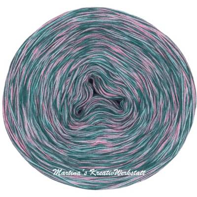 Bobbel Mermaid farbiges Garn ohne Verlauf (meliert)