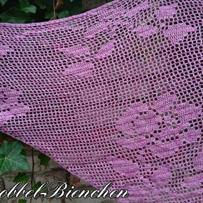 Häkelanleitung Motivtuch Häkeln Dreieckstuch 