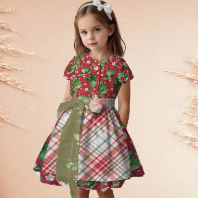 Schnittmuster Kinderdirndl Heidi Gr. 80 -140 Beamerdatei