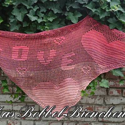 Häkelanleitung Motivtuch Dreieckstuch 
