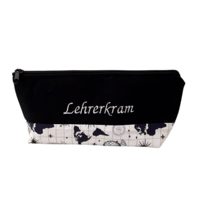 Schlampermäppchen "Lehrerkram", Federmäppchen, Stifte Mäppchen