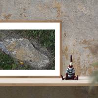 Fußabdruck aus Stein, Natur, Foto, Kunst, Digitaler Download Datei für 30 x 20 cm Bild 3