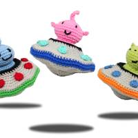 Alien Invasion - fliegende Untertassen - Häkelanleitung Bild 2