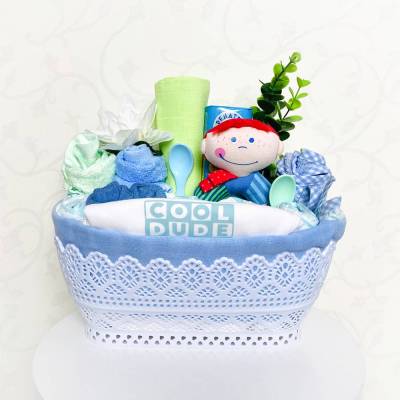 Windelgeschenk Cool Dude zur Geburt