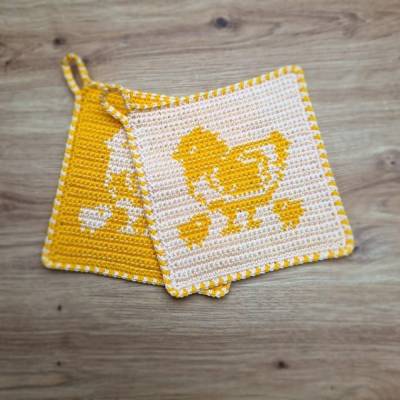 Häkelanleitung Topflappen 