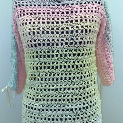 Häkelanleitung Pulli Sommerpulli 