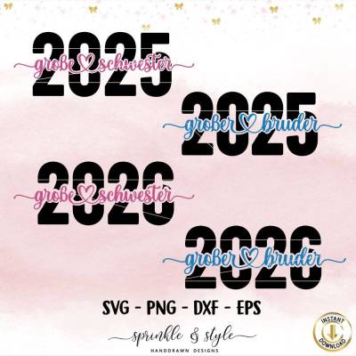 Plotterdatei Schwangerschaftsverkündung, Plotterdatei bald großer Bruder, große Schwester, Geschwister svg, Clipart,png