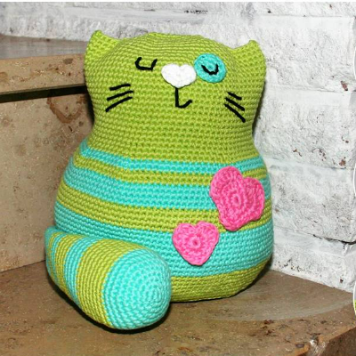 Katze - Türstopper - Häkelanleitung