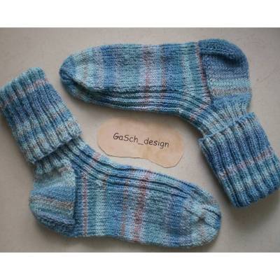 Socken für Damen, Größe 36, Cotton türkis hellblau