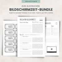Bildschirmzeit-Bundle: Regeln, Aufgabenlisten & Tickets - Entspannter Umgang mit Bildschirmzeit in der Familie Bild 1