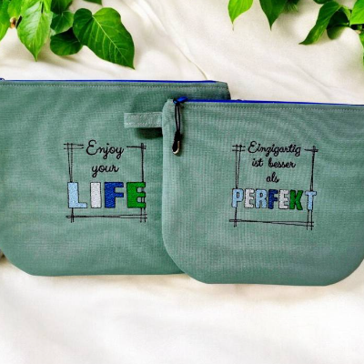 Stickdateien Set Statements Set 02 – 16 Motive, 64 Dateien ab 10x10 cm – witzig, frech & inspirierend