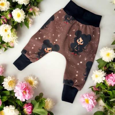 Baggy Hose Pumphose Kinder Unikate Jersey Mäusemädchen Maus