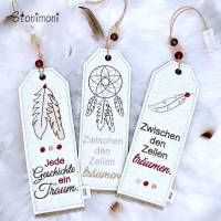 Stickdateien Set Traumfänger 06 – ITH Lesezeichen & Anhänger ab 10x10 – 16 Motive Bild 8