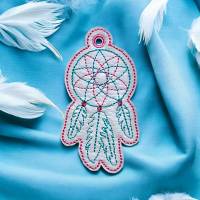 Stickdateien Set Traumfänger 06 – ITH Lesezeichen & Anhänger ab 10x10 – 16 Motive Bild 9