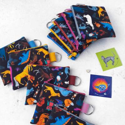 kleine Kinder Geldbeutel mit den Tieren aus der Orasa-Welt