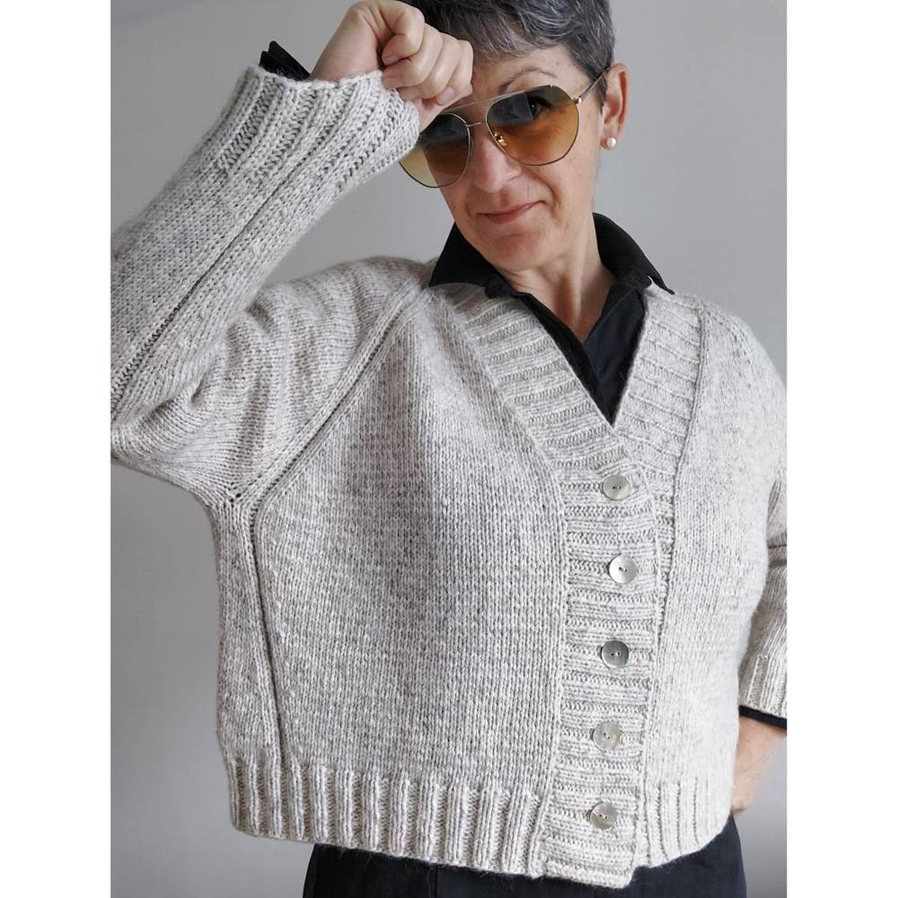 Daydream Cardigan stricken RVO in Größen bis BU 140 cm