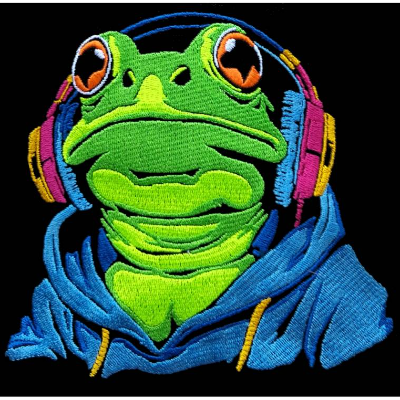 Frosch DJ cool Color Lichteffekt 14*14 bzw. 15*15cm 