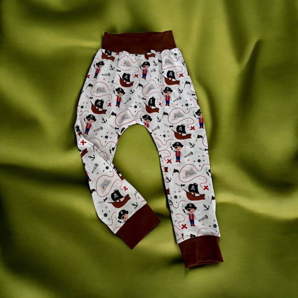 Baggy Hose Pumphose Kinder Unikate Jersey Pirat Bild 1