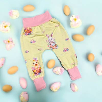 Baggy Hose Pumphose Kinder Unikate Jersey Hase