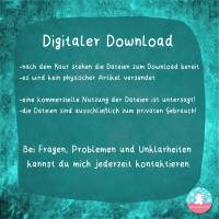Platzhalter Glühwürmchen - 50 100 200 500 1000 Euro - PDF A4 Download - passend für A6 Zippertaschen - Umschlagmethode Bild 5