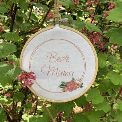 Stickrahmen // Lieblingsplatz // Ostern // Muttertag // Geschenk