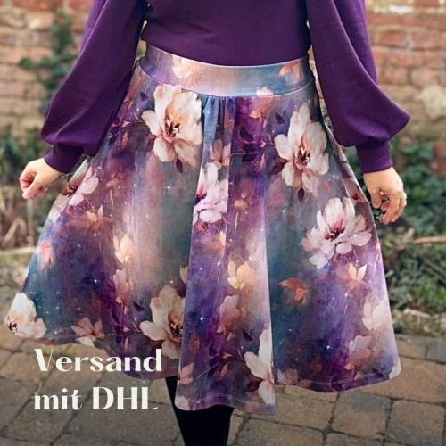 French Terry Meterware von Graustufen-Stoffe,  Sweatstoff (Sommersweat), Damenstoff, Kleiderstoff, Frühlingsstoff