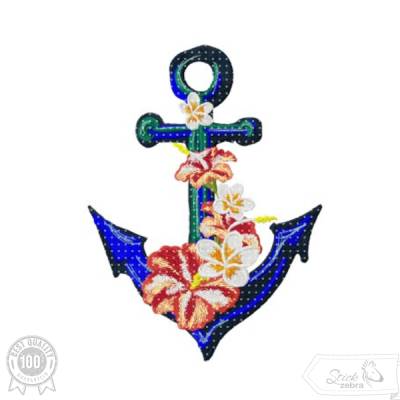 Anker Stickdatei – Tropischer Sommertraum mit Hibiskus