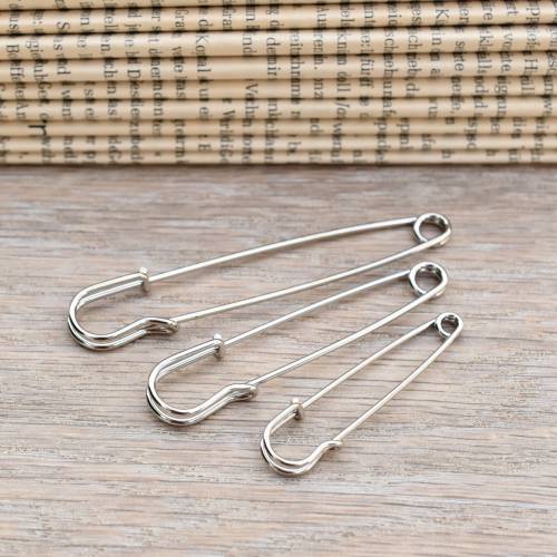 Kiltnadel als Tuchnadel & Memorial-Befestigung – Silber, 3 Größen, robust