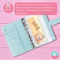 Platzhalter Kürbiza - 50 100 200 500 1000 Euro - PDF A4 Download - passend für A6 Zippertaschen - Umschlagmethode Bild 4