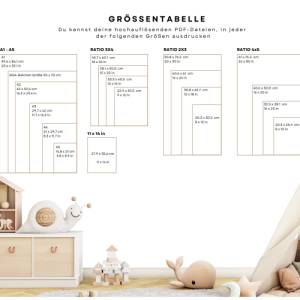 Das kleine 1x1 Einmaleins als Poster für Kinder, Lernposter zum Ausdrucken, Einschulung Geschenk, Schulanfang Bild 7