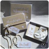 Schwangerschaft ankündigen Geschenkschachtel mit Babysocken Bild 7