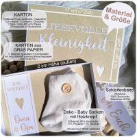 Schwangerschaft ankündigen Geschenkschachtel mit Babysocken Bild 9